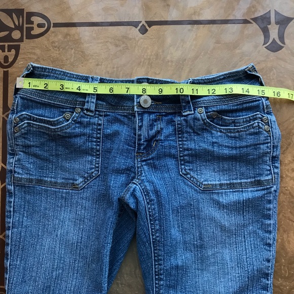 NFS - Rue21 Denim Bermuda Shorts 💙 Size 1/2, EUC - Picture 6 of 8